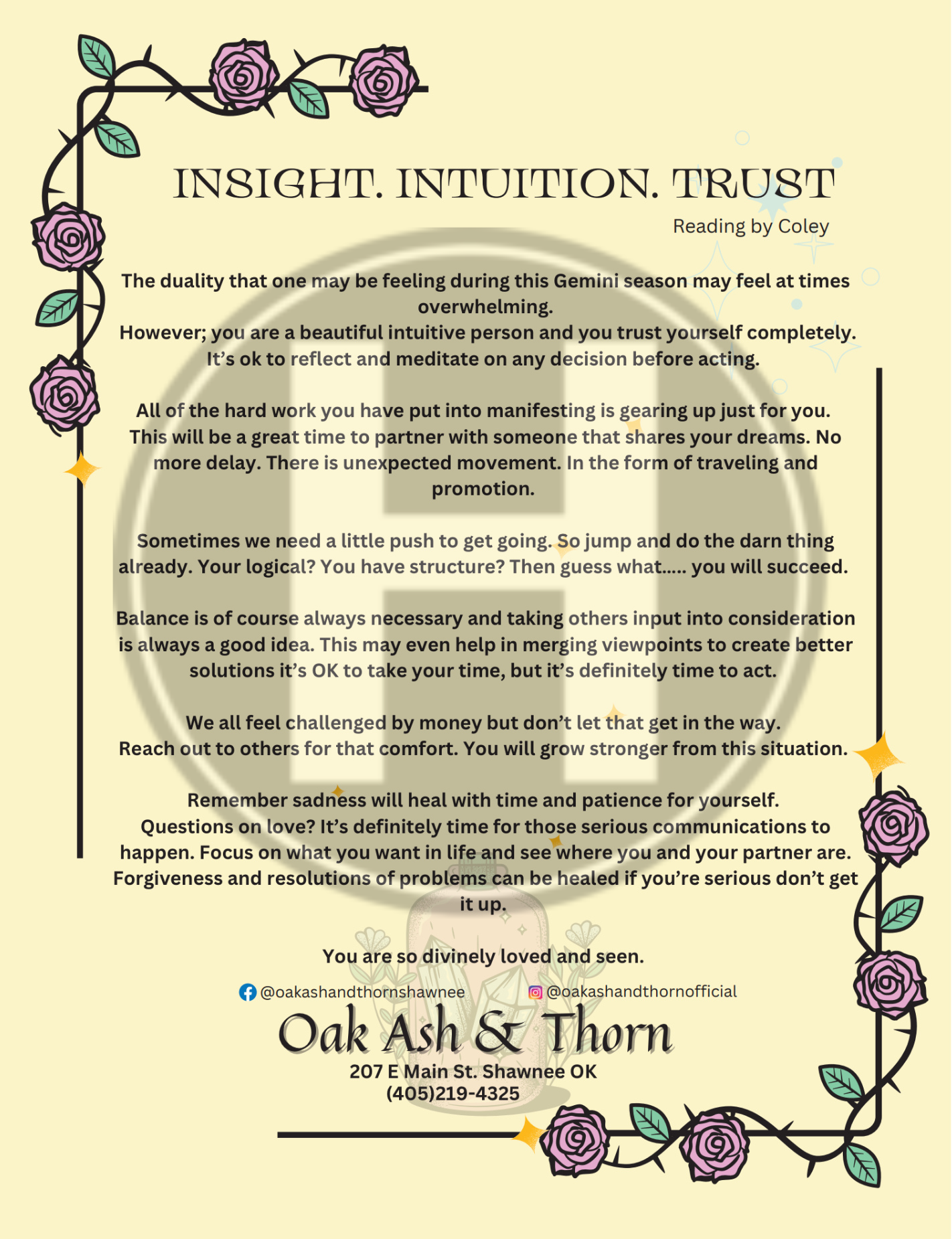 Insight. Intuition. Trust.